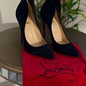 Black suede Christian Louboutin